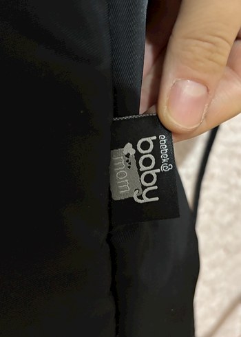 Fermuarlı Siyah BEBEK Çantası - Görsel 2