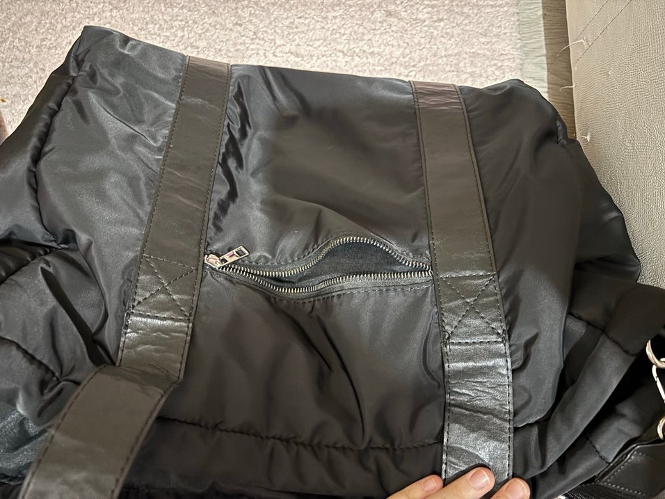 Fermuarlı Siyah BEBEK Çantası - Görsel 3