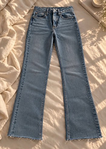 Mavi Jeans Acik Mavi Yuksek Bel İspanyol Paca Denim Jean