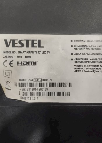 VESTEL 50PF7070 50 İNÇ TV1 27 EKRAN - Görsel 4