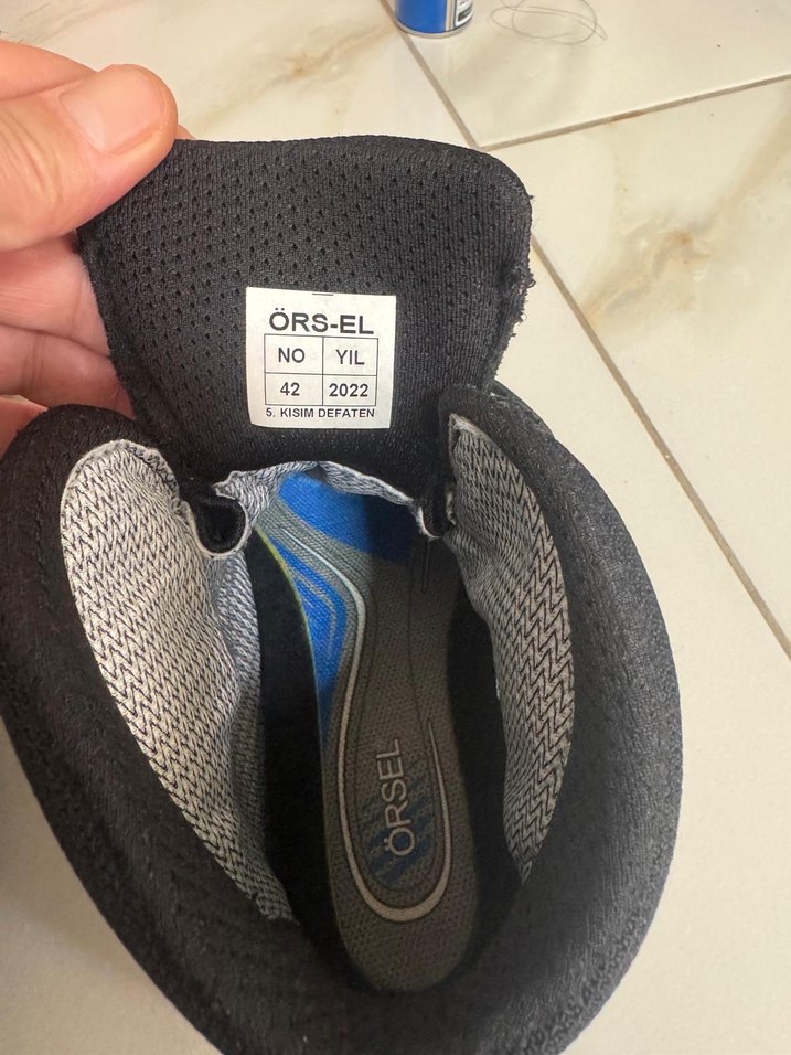 Siyah  Erkek Biker Bot - Görsel 3