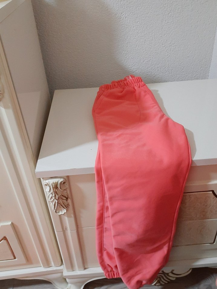 Kız Çocuk Pembe Basic Takım - Görsel 3