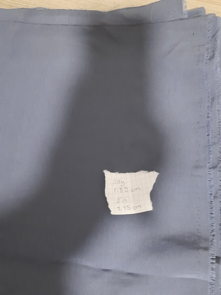 Düz Gri-parça kumaş fiyat sorunuz - Görsel 3