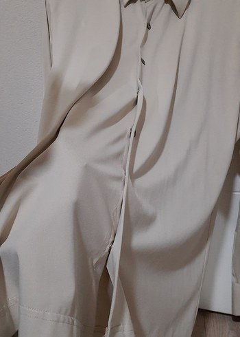 Bej Erkek Uzun Kollu Gömlek - Görsel 3