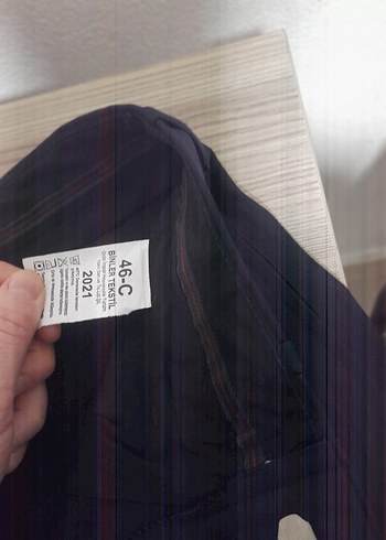 Lacivert erkek kumas - Görsel 3