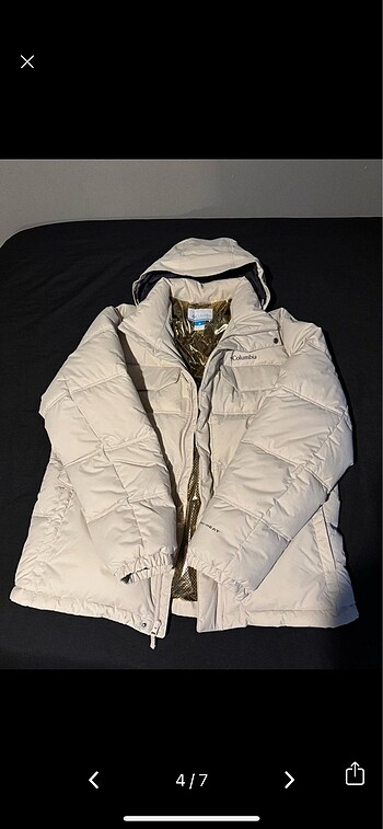 l Beden beyaz Renk Columbia Puffer Mont
