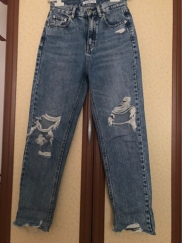 Pull&Bear marka 34 beden mom jeans