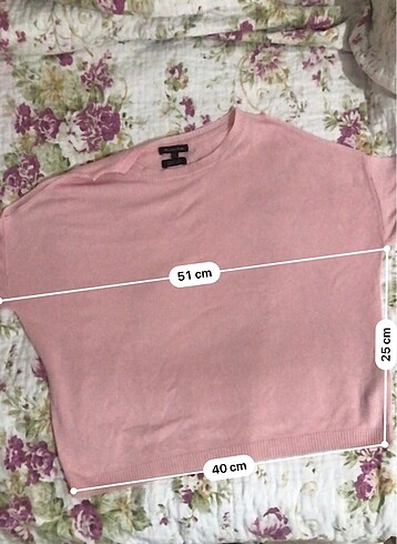 xs Beden pembe Renk Massimo dutti marka pembe renk çok şık bluz