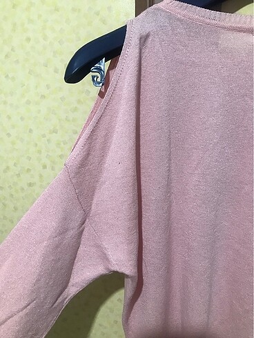 xs Beden Massimo dutti marka pembe renk çok şık bluz