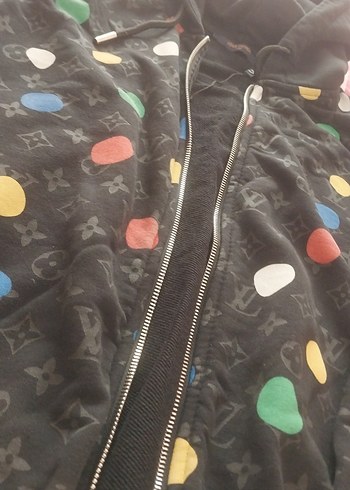 Renkli Desenli Kapüşonlu - Görsel 4