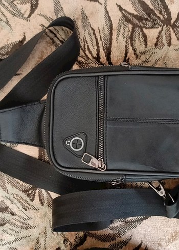 Siyah Deri Kemerli Kadın Çanta - Görsel 2