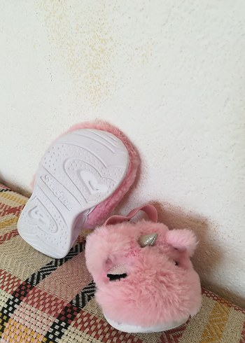 Kız bebek peluş Terlik - Görsel 4