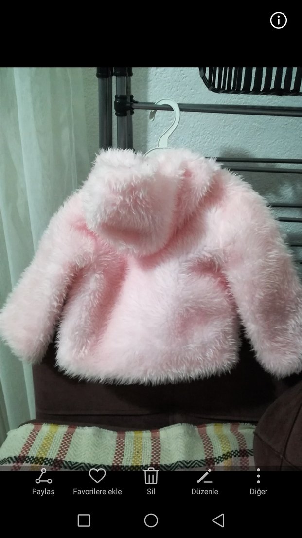 Kız Çocuk peluş Ceket - Görsel 2
