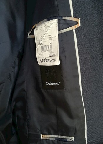 Erkek lacivert 54beden  Takım Ceketi - Görsel 3