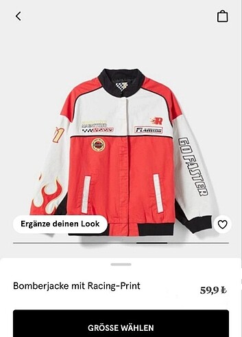 Bershka Bershka Yarışçı/Motorcu Ceketi