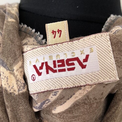 44 Beden kahverengi Renk Vintage gömlek