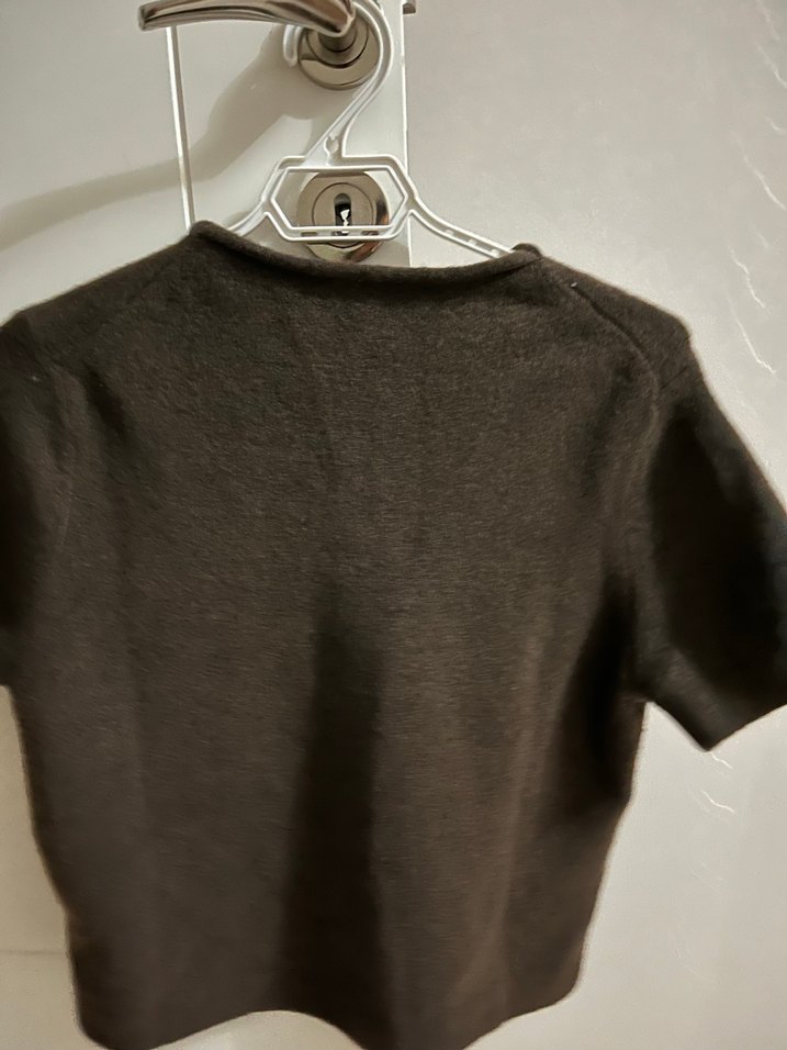 Zara Kahverengi Yünlü Kadın Kazak - Görsel 4