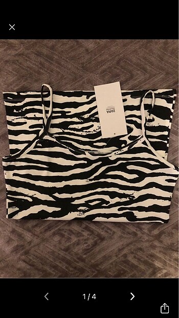 Zara step top sıfır orijinal