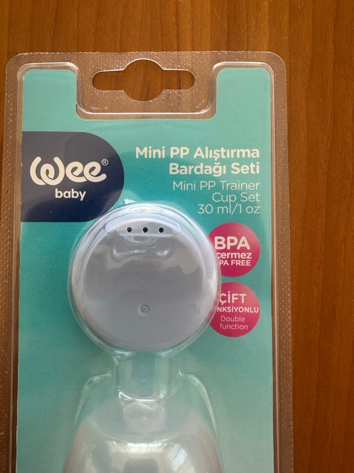 Wee Baby Mini PP Alıştırma Bardağı Seti 0-6 Ay - Görsel 3