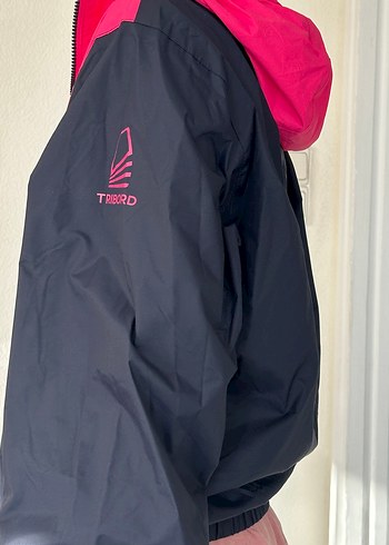 Kadın Yarım Fermuarlı Loose Fit Outdoor Yağmurluk - Görsel 8