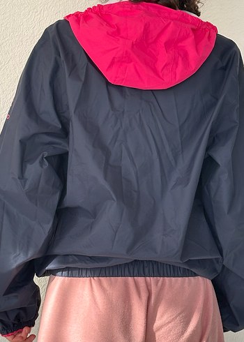 Kadın Yarım Fermuarlı Loose Fit Outdoor Yağmurluk - Görsel 7