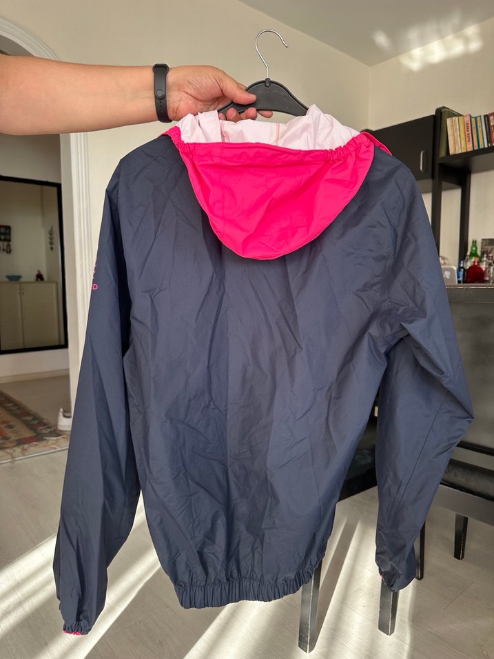 Kadın Yarım Fermuarlı Loose Fit Outdoor Yağmurluk - Görsel 3