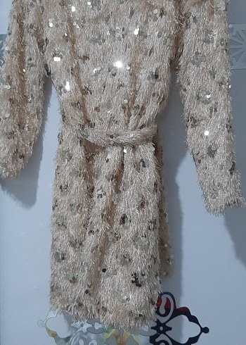 payetli abaya - Görsel 4