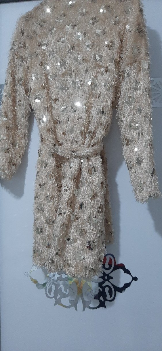 payetli abaya - Görsel 4