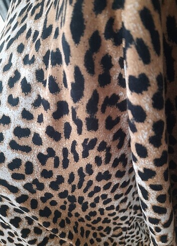 Defacto Leopar desenli bluz