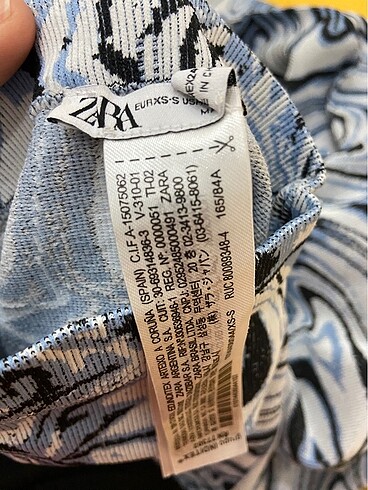 xs Beden Zara elbise