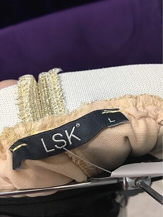 l Beden altın Renk Gold pullu uzun etek