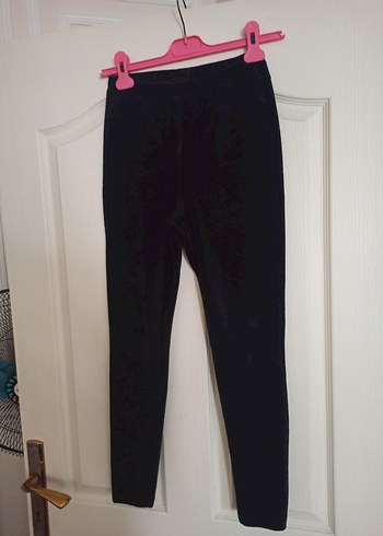 siyah kadife tayt - Görsel 2