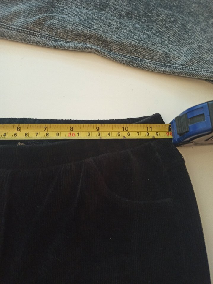 siyah kadife tayt - Görsel 4