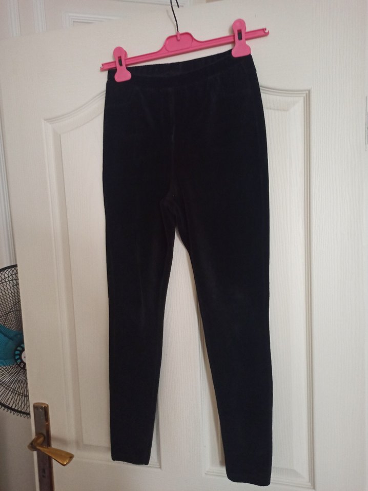 siyah kadife tayt - Görsel 2