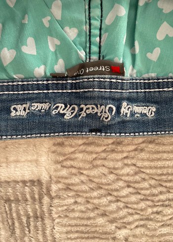 Kadın Mavi Mini Şort - Görsel 3