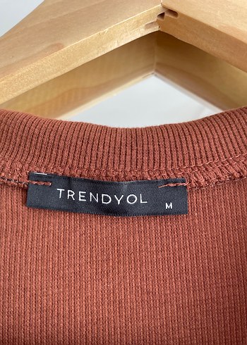 Kahverengi Polo Yaka Tişört - Görsel 2