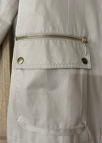 Bej Düğmeli Kadın Ceket - Görsel 6