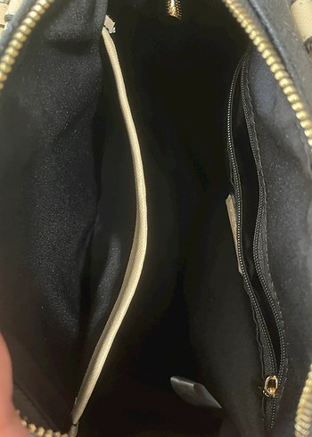 Klasik Siyah Deri Kadın Çanta - Görsel 7