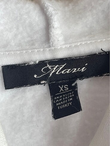 xs Beden Mavi Sweatshirt
