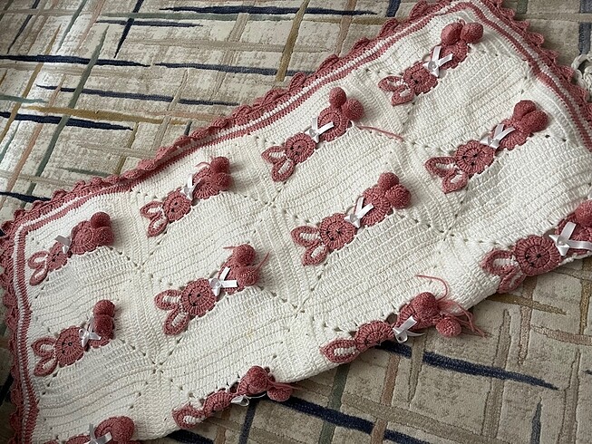 El örgüsü bebek takımı - Görsel 7