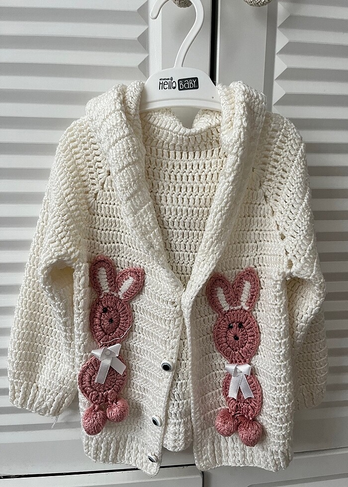 El örgüsü bebek takımı - Görsel 3