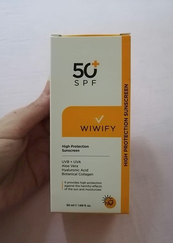 Wiwify SPF 50+ Yüksek Koruma Güneş Kremi