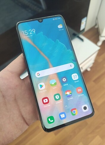 xiaomi mi note 10 8/128 çok temiz kavisli ekran