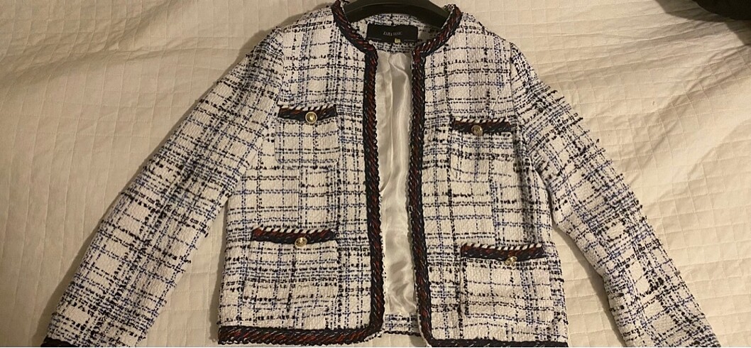 Zara Chanel model tüvit ceket