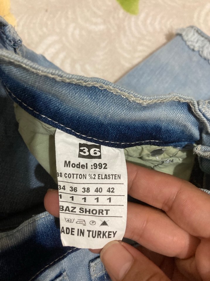 Kot şort - Görsel 3