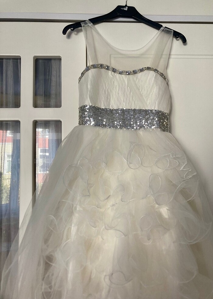 Çocuk Abiye Kuyruklu Elbise - Görsel 2