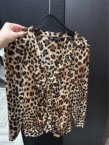 Zara leopar bluz