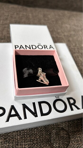 Beden beyaz Renk Pandora buz pateni charm