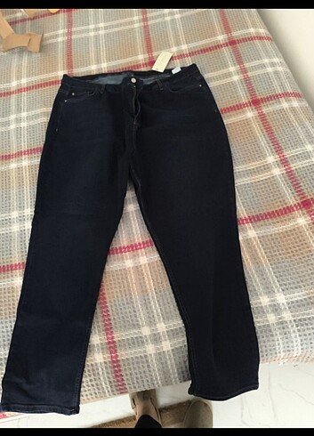 52 Beden lacivert Renk Trendyol by Milla buyuk beden jean