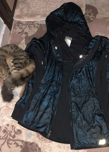 İnce rüzgarlık, spor montu reflektörlü baharlık mevsimlik - Görsel 2